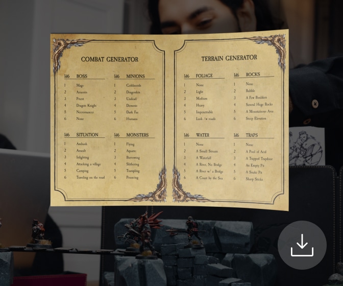 Combat Terrain Generator RPG