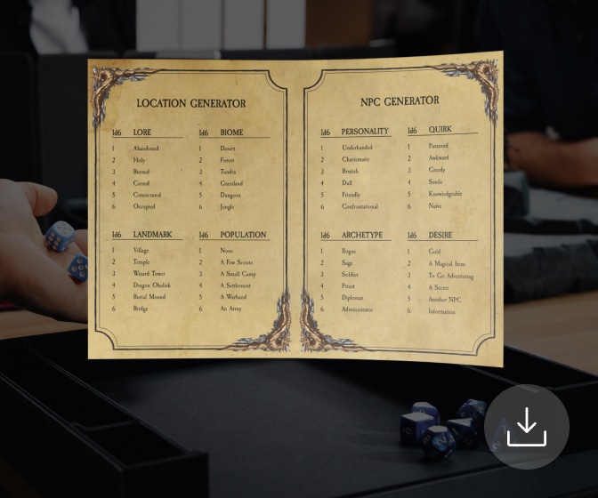 Location NPC Generator RPG