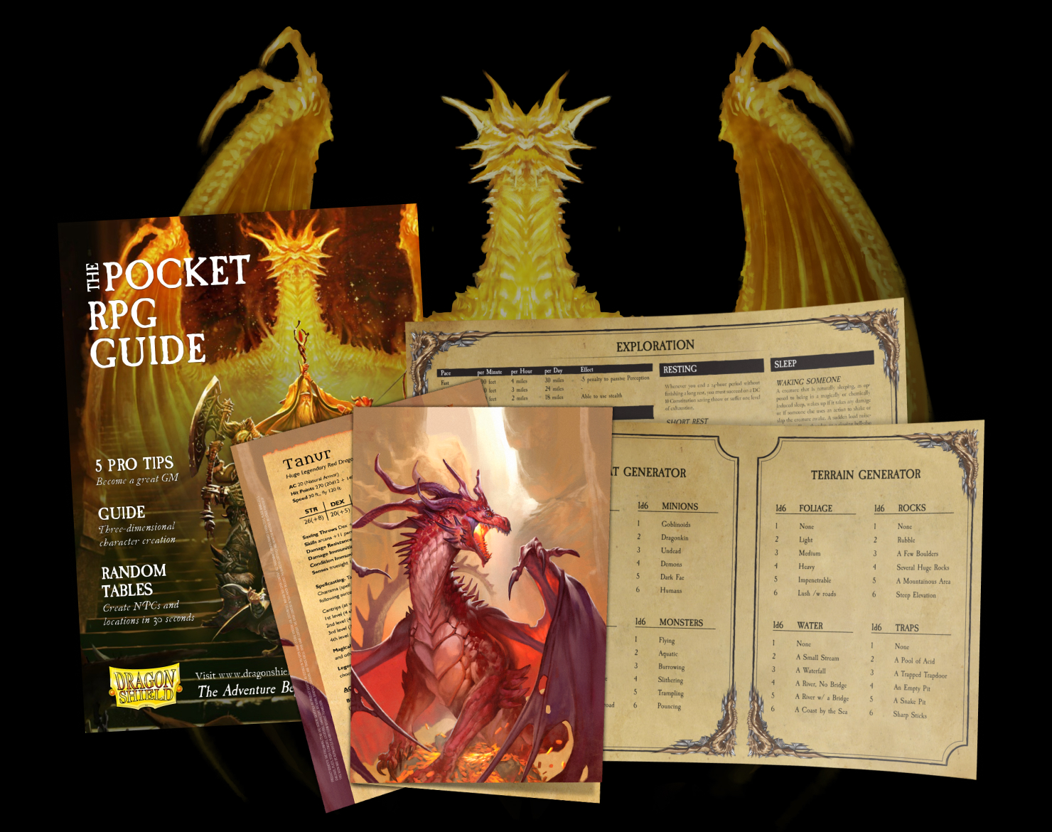 Dragon Shield  RPG accessories online: level up your roleplaying